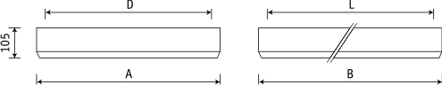 Технические характеристики светильника с двойной параболической решеткой PRBLUX/S