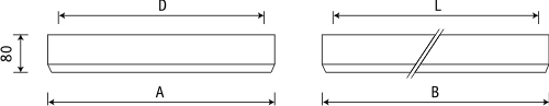 Технические характеристики светильника OPL/S с опаловым рассеивателем