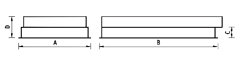 Технические характеристики cветильникf с двойной матовой параболической решеткой PRBLUX/R