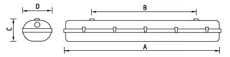 Технические характеристики светильника серии LZ