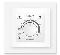 Терморегулятор Caleo 420 для теплого пола встраиваемый в рамку